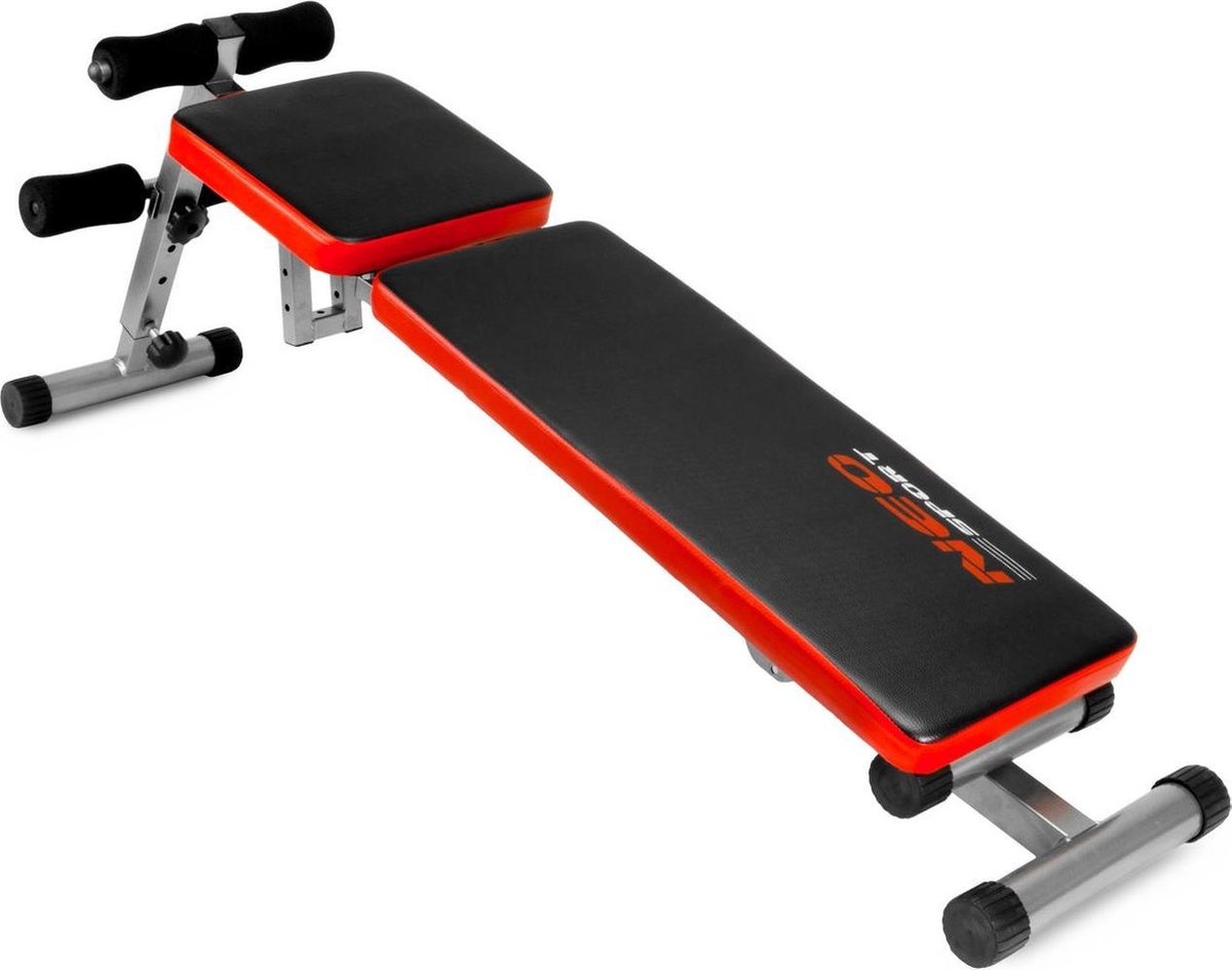 Sportbank - opklapbaar - multifunctioneel - volledig instelbaar