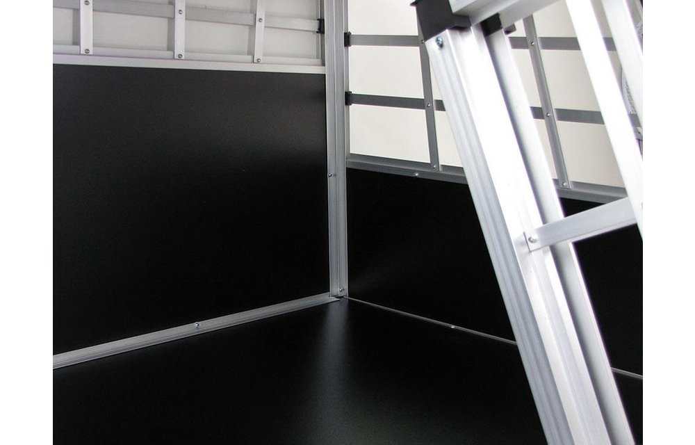 Autobench - Hondenbench - 89 x 69 x 50 cm - maat XL - dubbele deur - aluminium