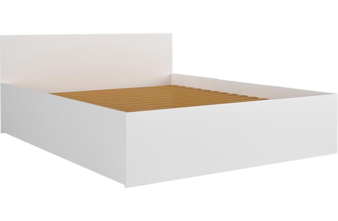 Houten bed twijfelaar 120x200cm wit