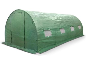 Tuinkas groen 2,5x4 m groen - 10m2 kweekkas van PE-folie