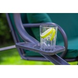 Tuinschommel de luxe - 3 personen - groen - 202 cm breed