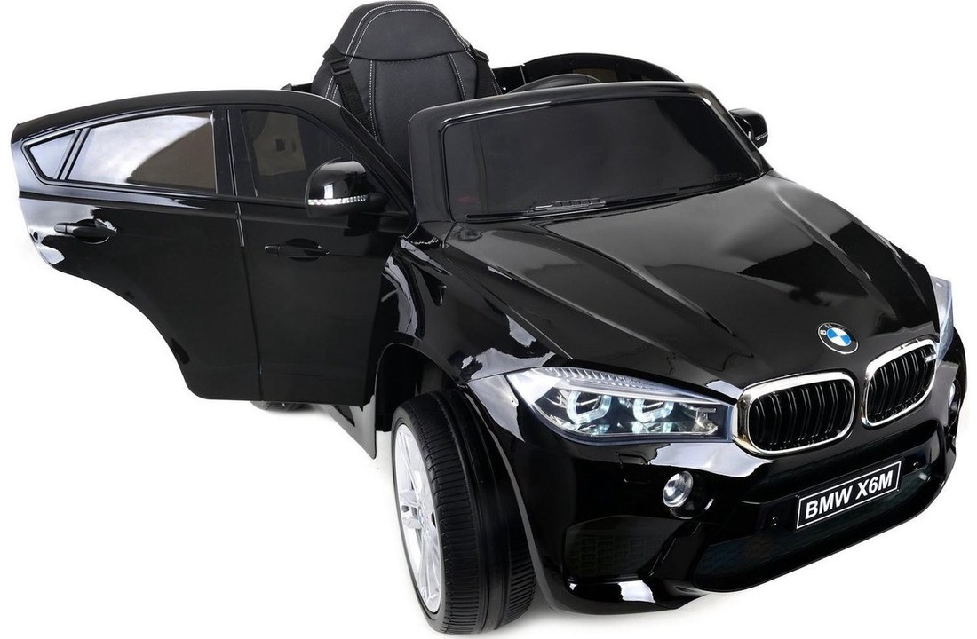 BMW X6M - kinderwagen - zwart - elektrisch bestuurbaar - 3,6 km/u