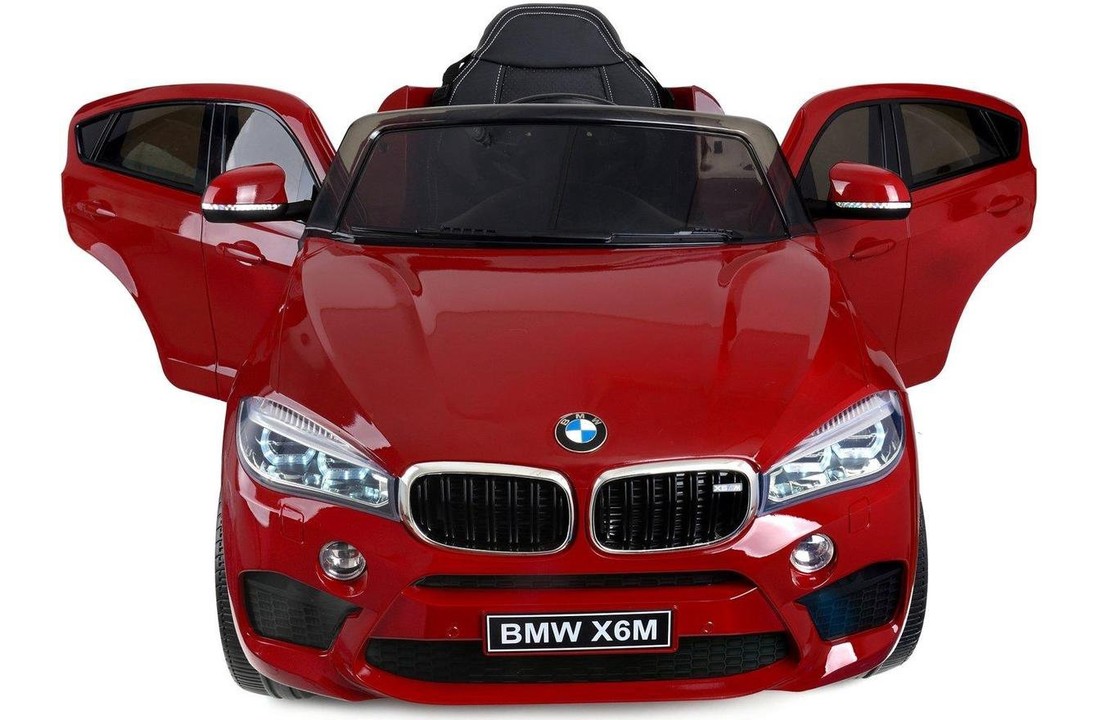 BMW X6M - kinderwagen - rood - elektrisch bestuurbaar - 3,6 km/u