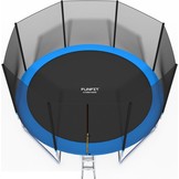 Trampoline - 435 cm - met net & ladder - tot 150 kg