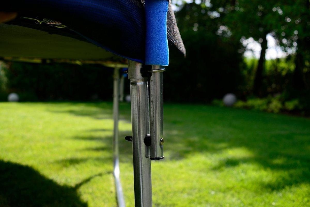 Trampoline - 404 cm - met net & ladder - tot 150 kg