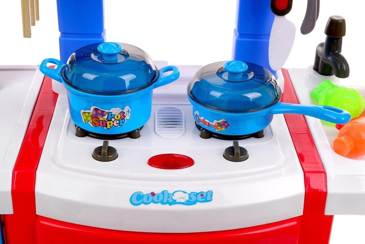 Kinderkeuken - speel keuken met keukengerei & keukenapparaten