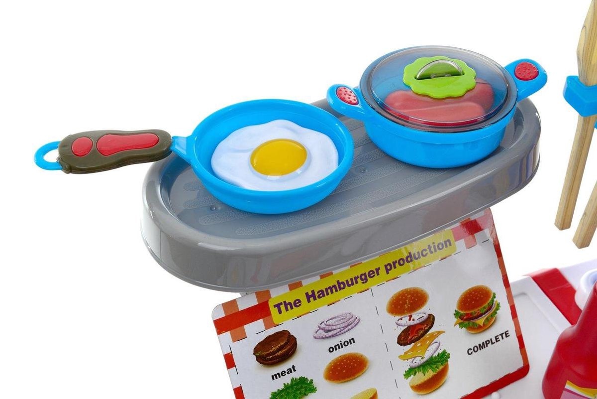 Kinderkeuken - speel keuken met keukengerei & keukenapparaten