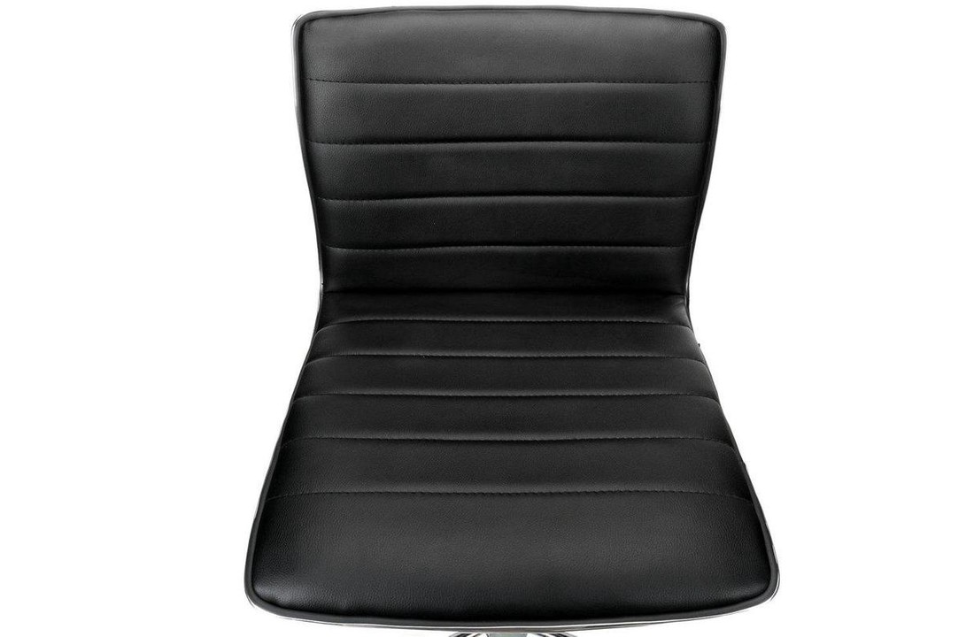 Barkruk - designer - zwart ECO-leer - verstelbaar