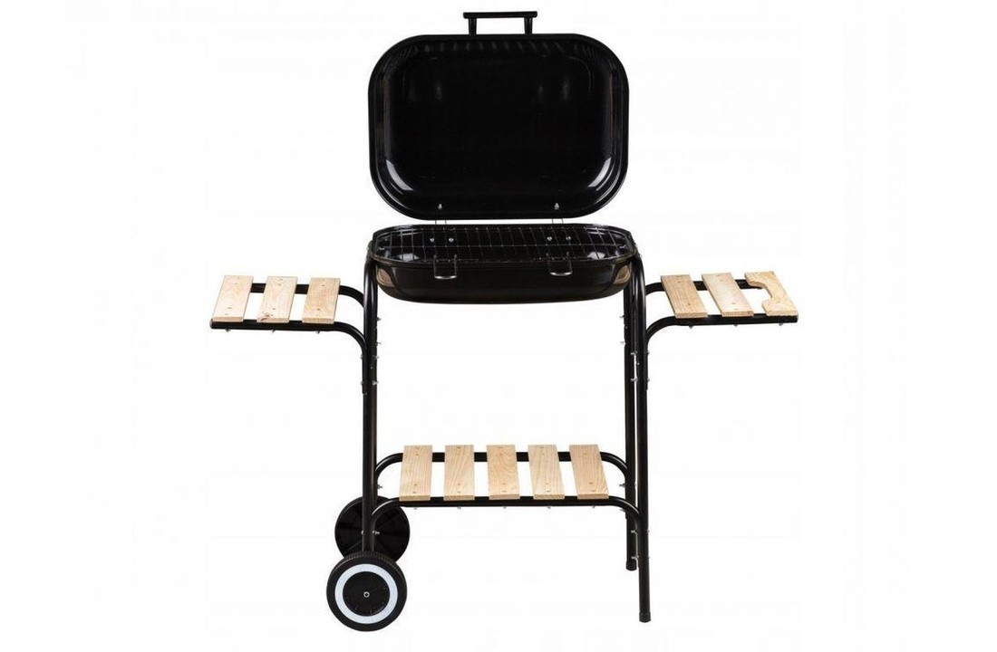 Barbecue - BBQ - met 2 werkplateaus - verrijdbaar