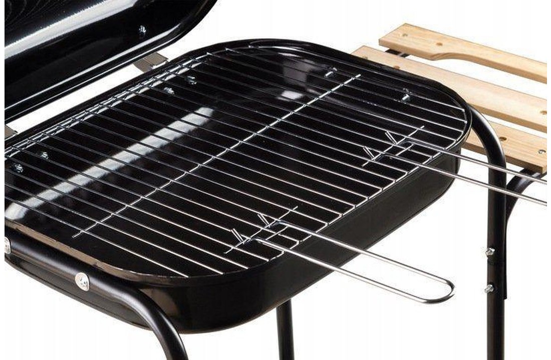 Barbecue - BBQ - met 2 werkplateaus - verrijdbaar