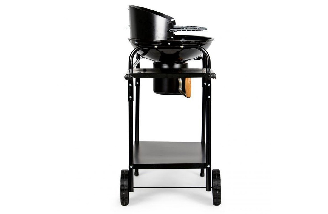Barbecue - BBQ - met 2 werkplateaus - met houtskool opvanger