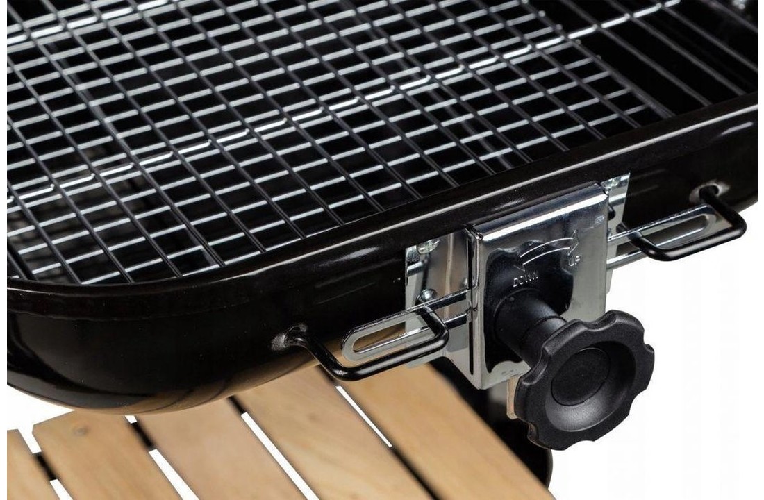 Barbecue - BBQ - met 2 werkplateaus - verstelbaar rooster