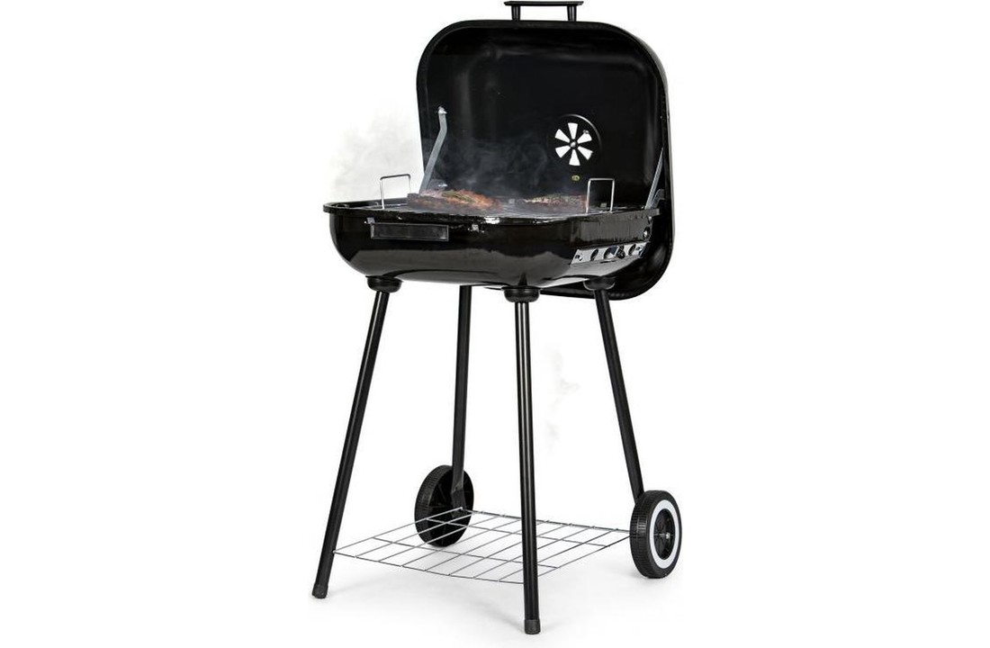 Barbecue met deksel - BBQ - met wielen