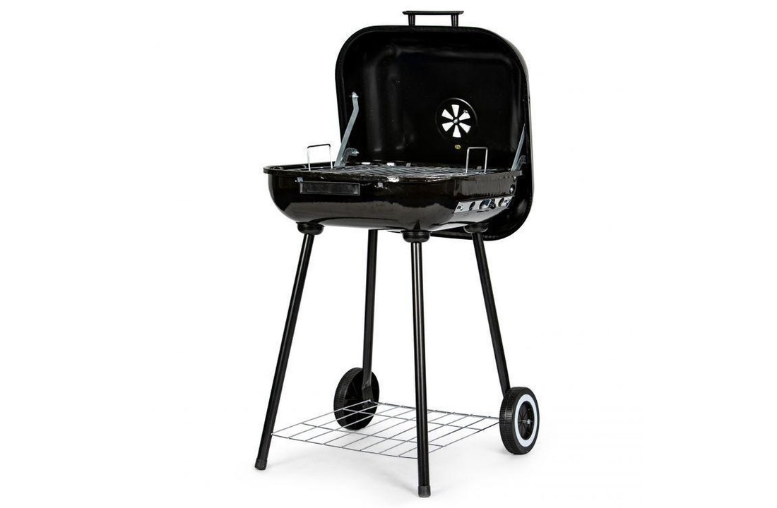 Barbecue met deksel - BBQ - met wielen