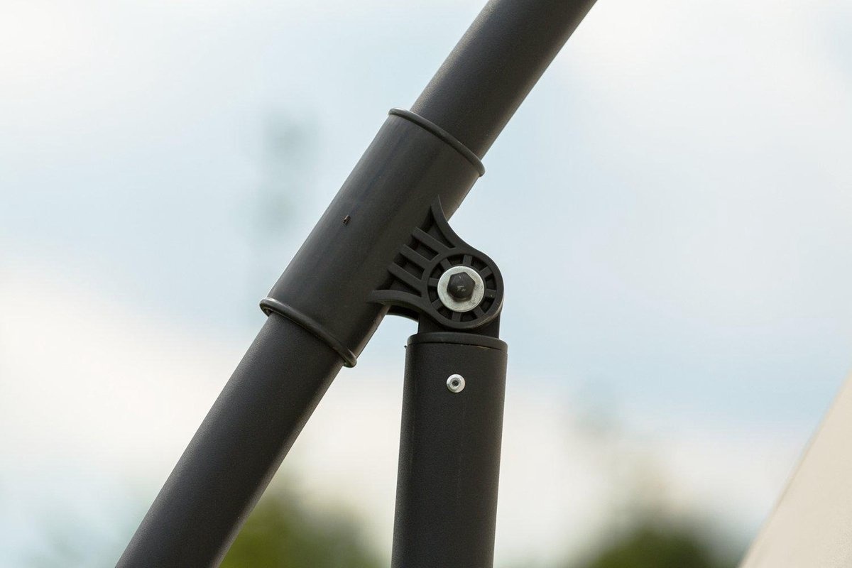 Zweefparasol - inklapbaar - marineblauw - Ø 300 cm