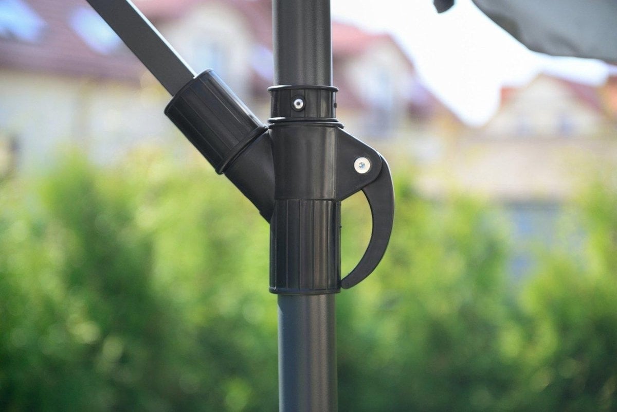 Zweefparasol - inklapbaar - marineblauw - Ø 300 cm