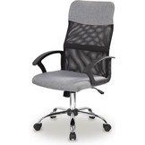 Bureaustoel - ademende rugleuning - hoogte verstelling - grijs