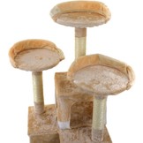 Krabpaal kattenboom XXL 170 x 49 x 49 cm beige