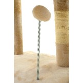 Krabpaal kattenboom XXL 170 x 49 x 49 cm beige
