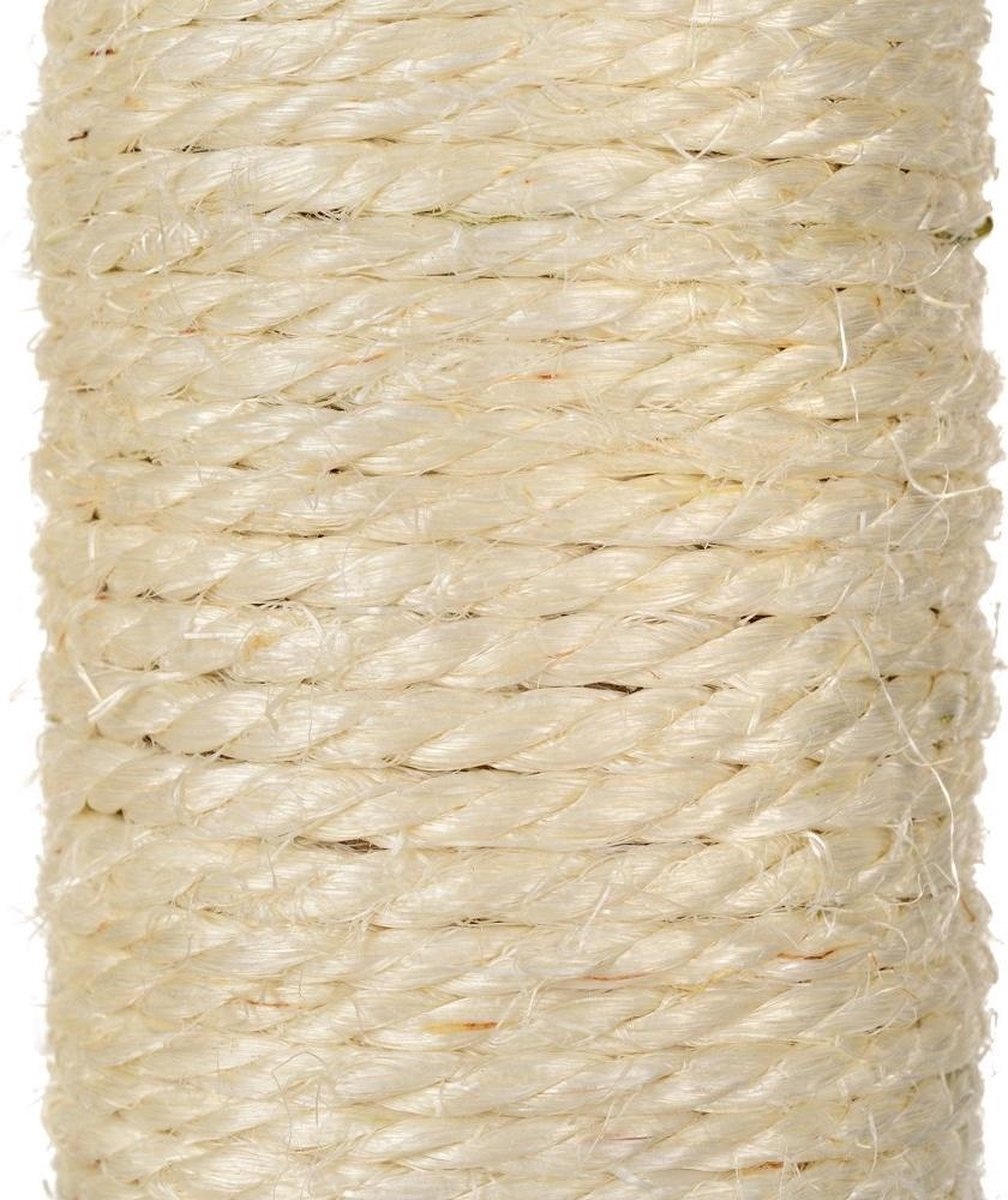 Krabpaal kattenboom XXL 131 x 58 x 50 cm beige