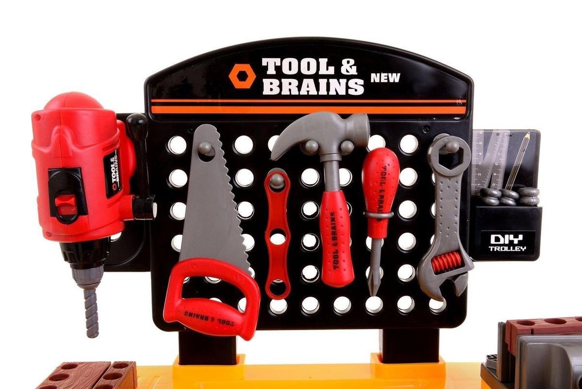 Kinder workstation - speelwerkbank - met gereedschap