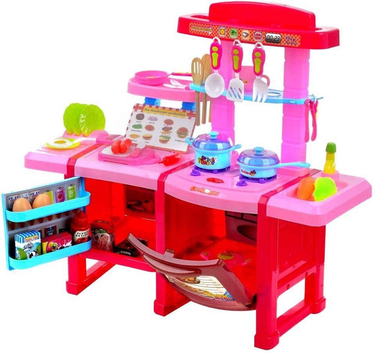 Kinderkeuken - speel keuken met keukengerei & keukenapparaten