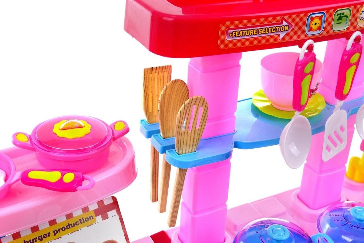 Kinderkeuken - speel keuken met keukengerei & keukenapparaten