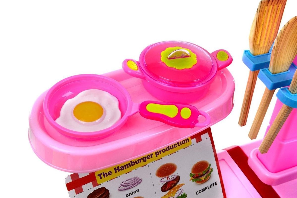 Kinderkeuken - speel keuken met keukengerei & keukenapparaten