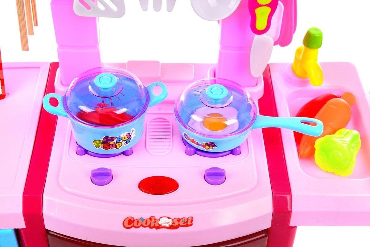Kinderkeuken - speel keuken met keukengerei & keukenapparaten
