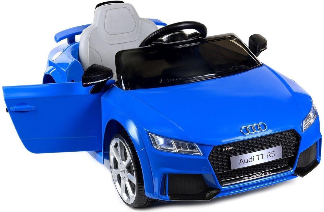Elektrische bestuurbare kinderauto Audi TT-RS blauw - 3,6 km/u