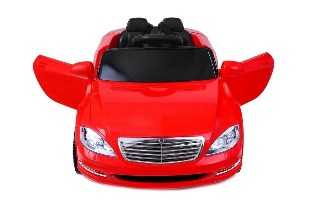 Elektrische bestuurbare kinderauto rood - cabrio - 3,6 km/u