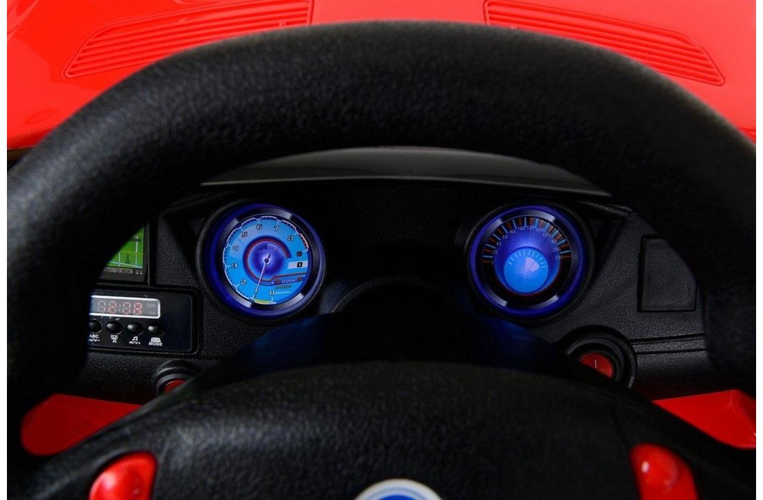 Elektrische bestuurbare kinderauto rood - cabrio - 3,6 km/u