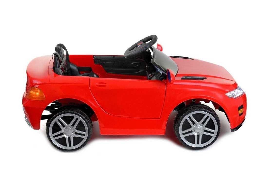 Elektrische bestuurbare kinderauto rood - cabrio - 3,6 km/u