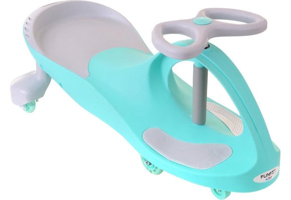 Wiggle car - wiebelauto - met LED-verlichte wielen - groen