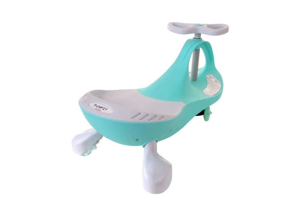 Wiggle car - wiebelauto - met LED-verlichte wielen - groen