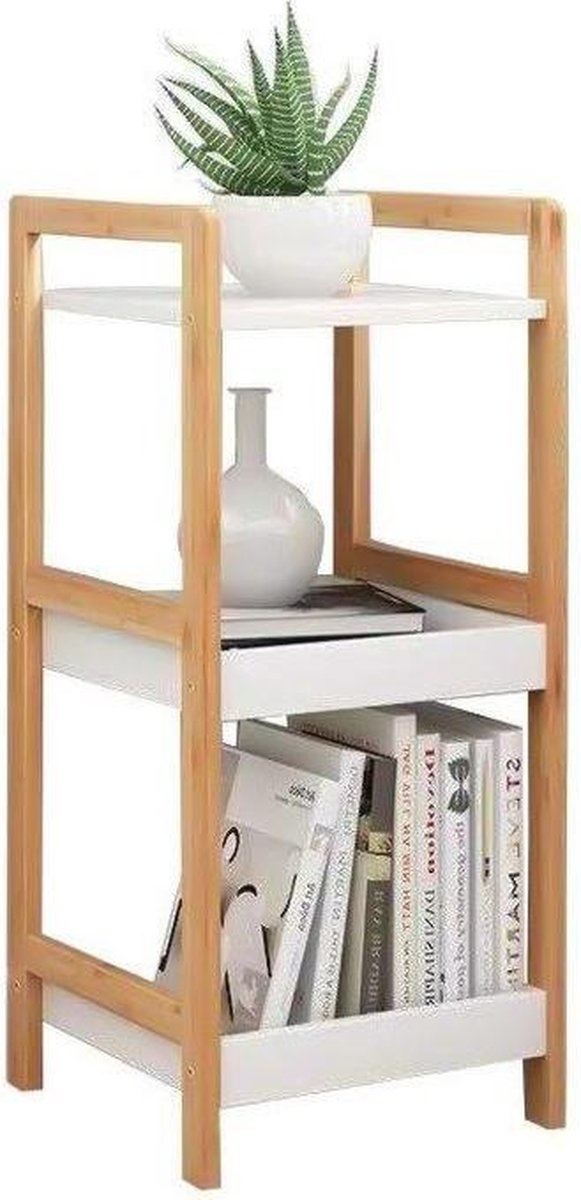 Boekenkast - nachtkastje - gangkast - wit