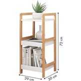 Boekenkast - nachtkastje - gangkast - wit