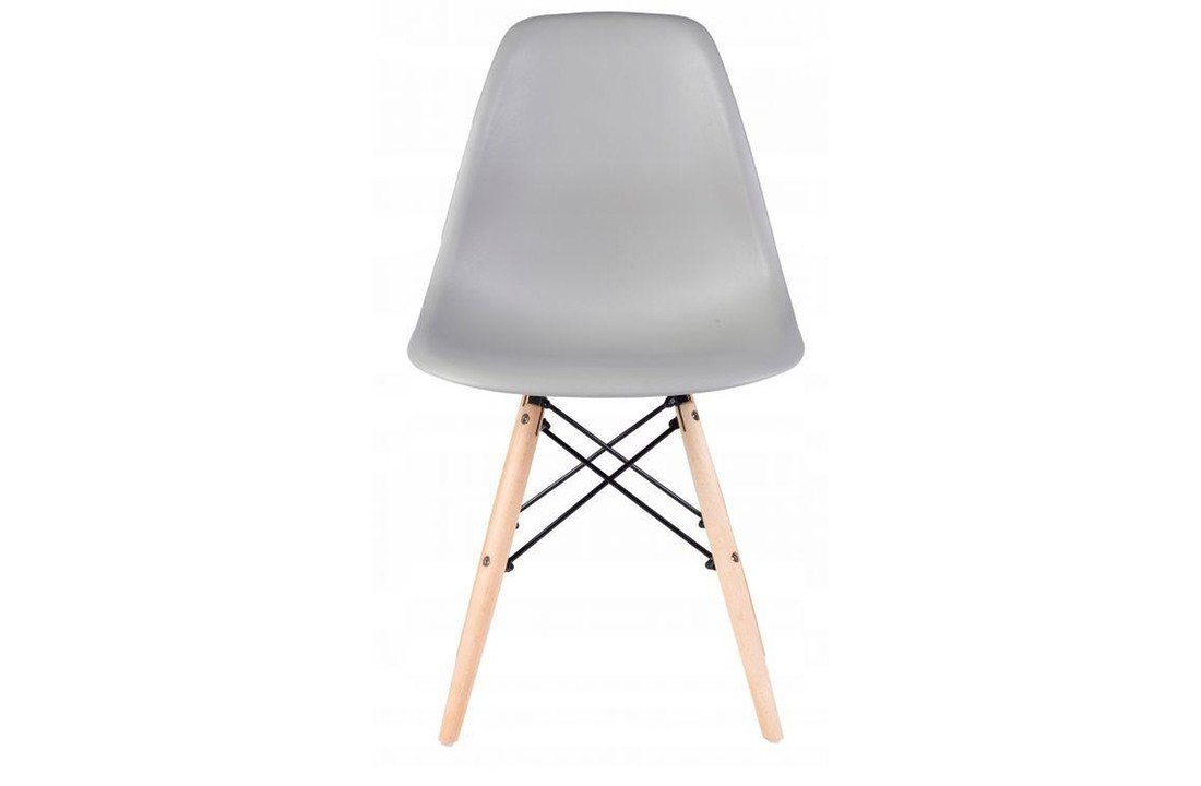Eetkamer stoelen - set van 4 stuks - Scandinavisch design - grijs