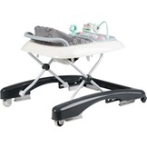 Baby loopstoel - afneembare hoes & verstelbare zitting - grijs