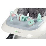 Baby loopstoel - afneembare hoes & verstelbare zitting - grijs