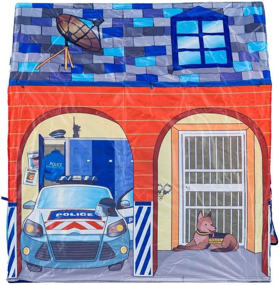 Kinder speeltent - politie bureau - 95x72x102 cm