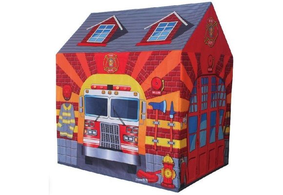 Kinder speeltent - brandweer - 102x72x95 cm