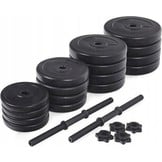 Halterset 30 kg - 2 halters van 15 kg - met schroefklemmen