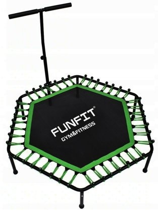 Fitness trampoline groen - 130 cm