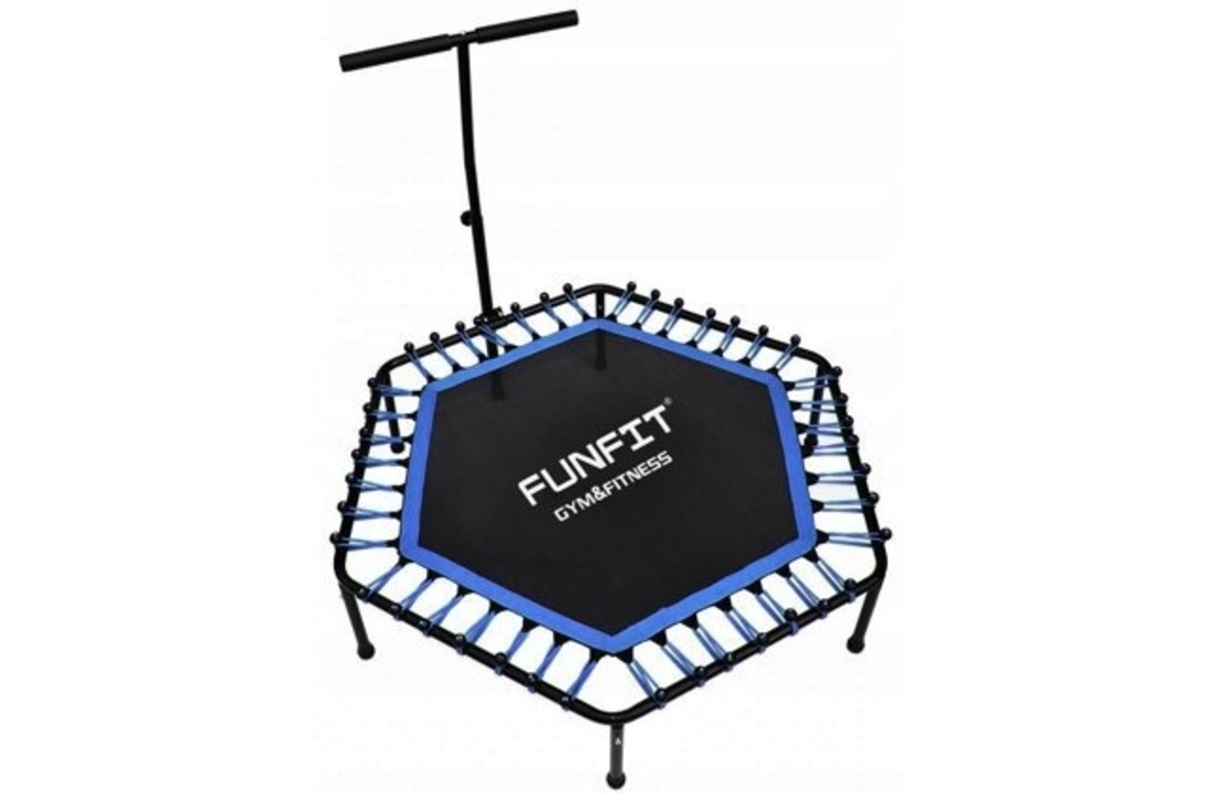 Fitness trampoline blauw - 130 cm