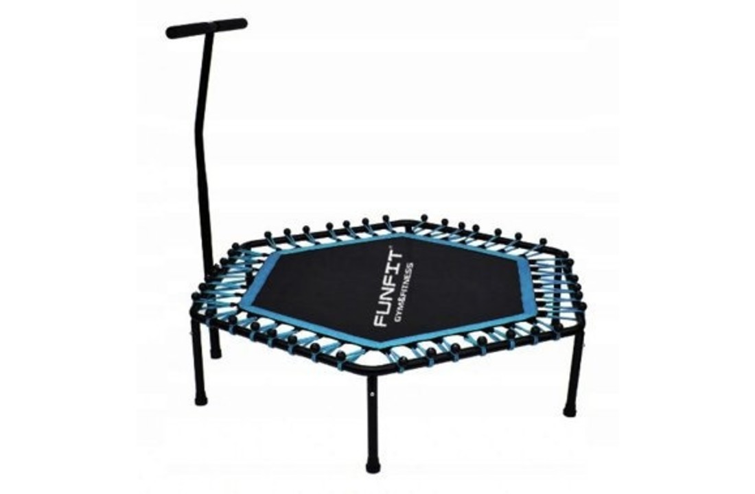 Fitness trampoline blauw - 130 cm