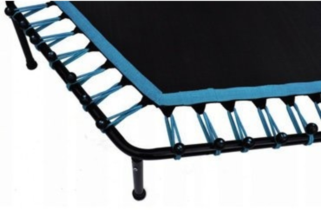 Fitness trampoline blauw - 130 cm