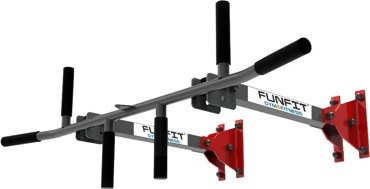 Optrekstang voor wand met bokszak ophanging