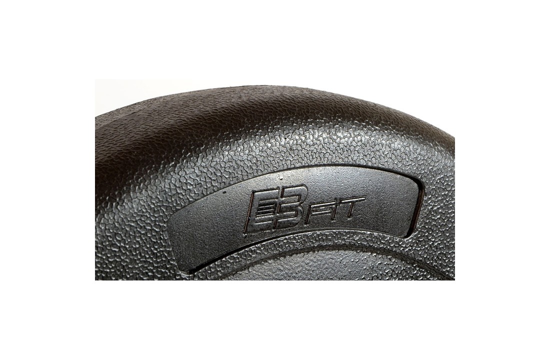 Halterschijf 28 mm 15 kg haltergewicht zwart bitumen