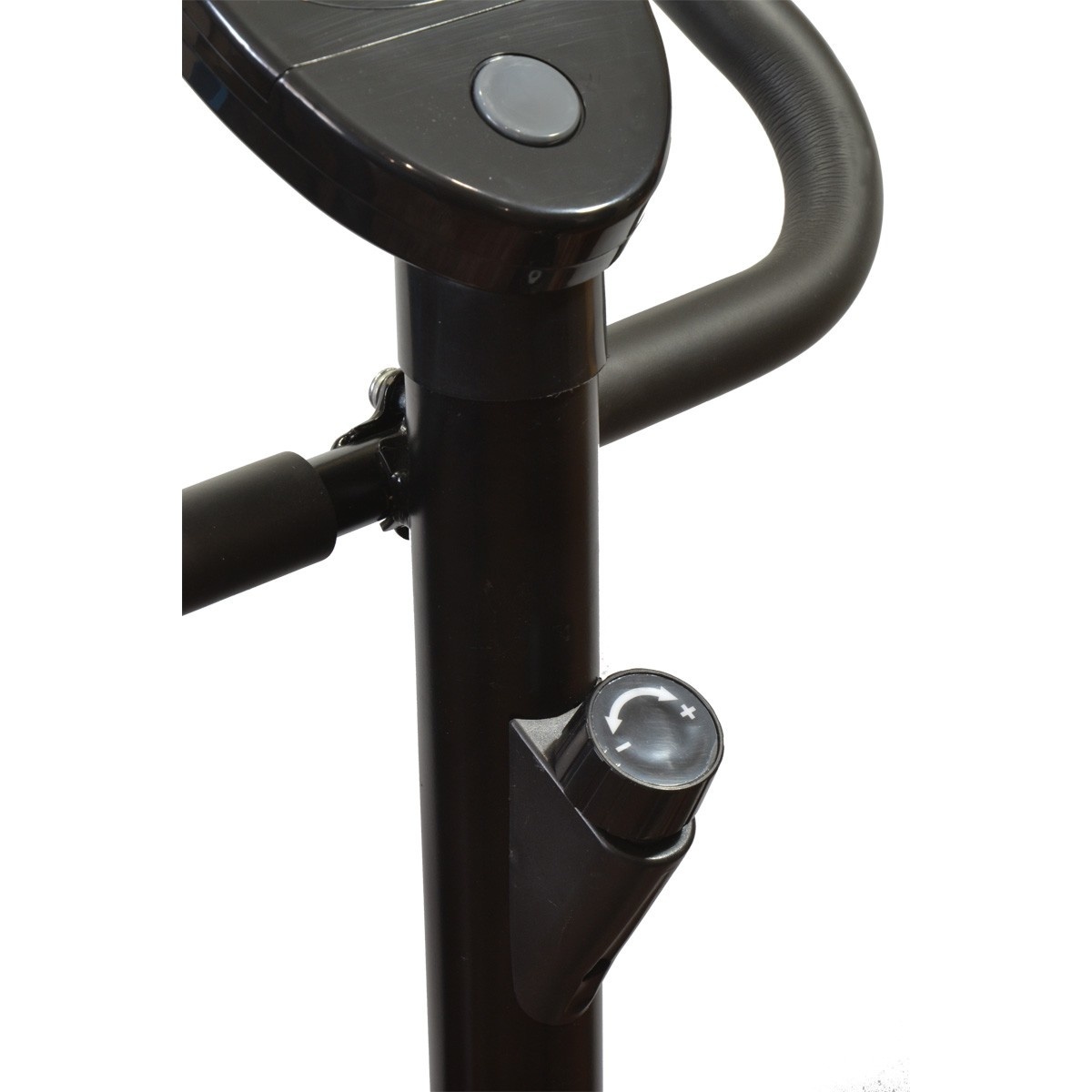 Hometrainer fiets zwart in hoogte verstelbaar